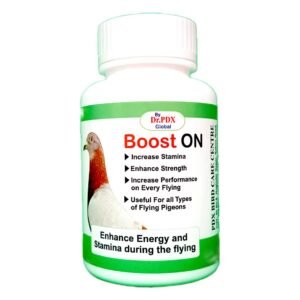 Pigeon Flying Product – Enhance Energy and Stamina during the flying – Boost ON Capsule By Dr. PDX India