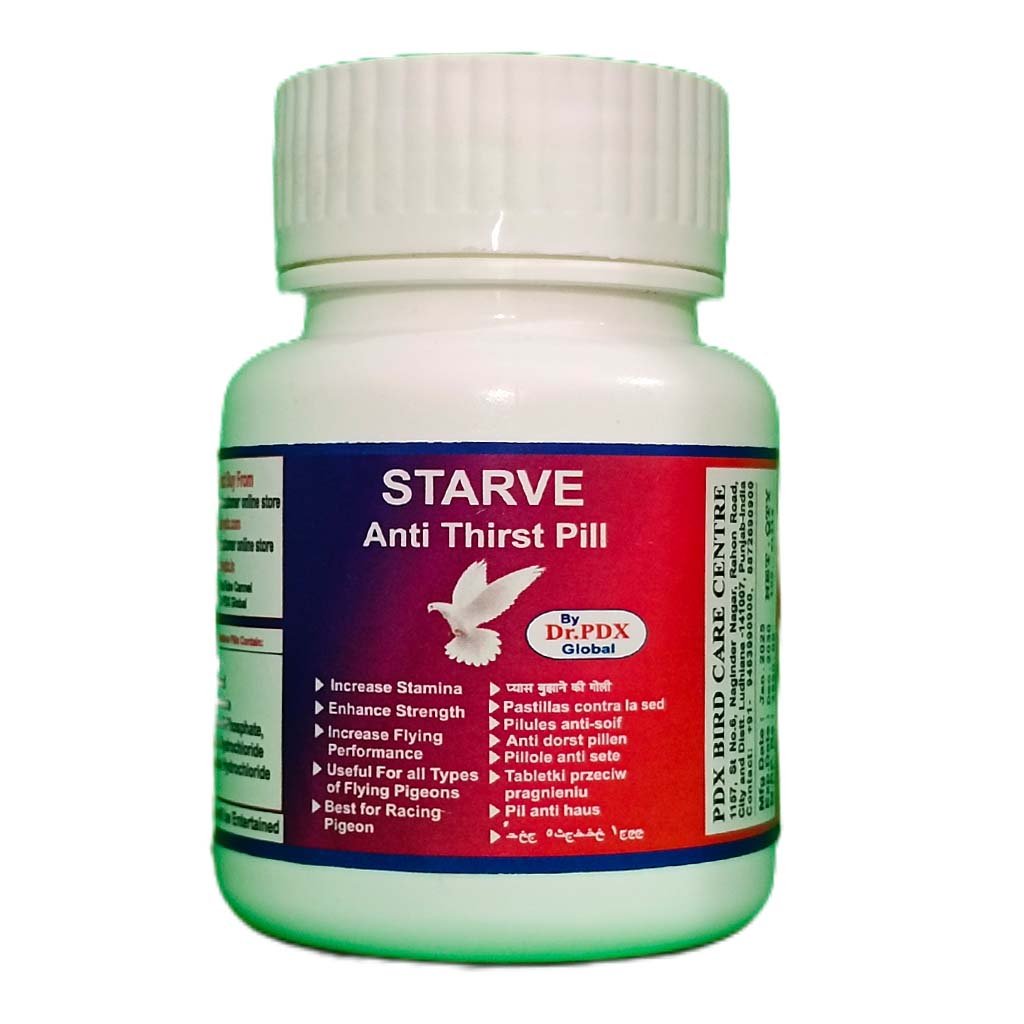 Pigeon Long Flying Distance or Timing || Pigeon Anti Thirst Pills - Starve Pills by Dr PDX India 4 STARVE PILL F 1
