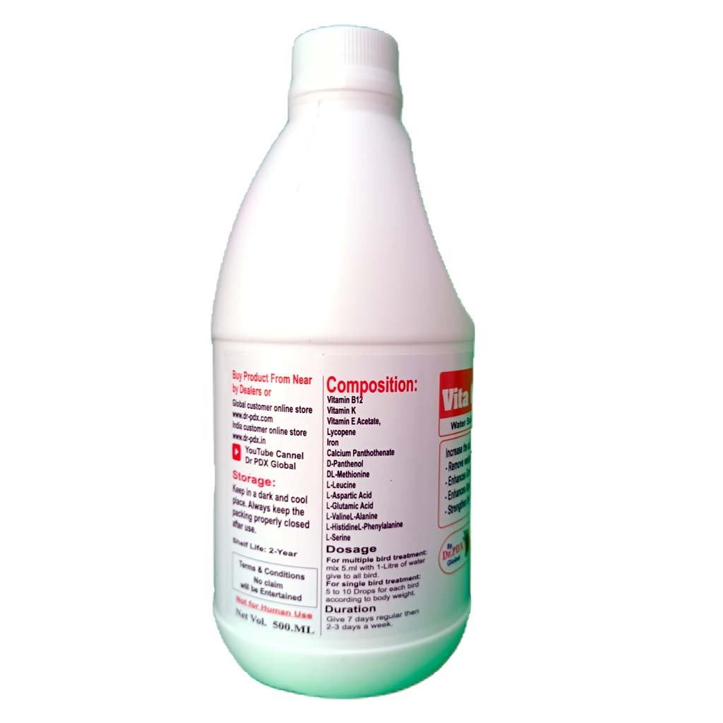 Aseel Rooster Vita Gold Plus Multivitamins-Supplement By Dr PDX India 6 VITA GOLD B.1