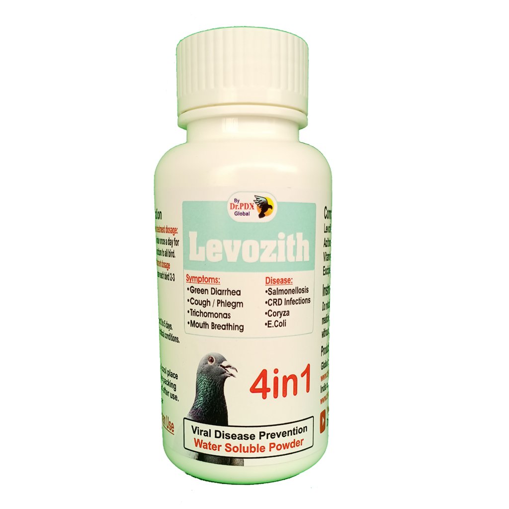 Pigeon 4in1 Treatment Medicine Levozith Powder 2 Levozith Front