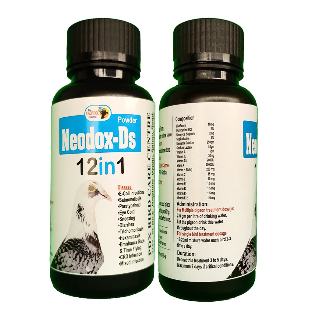 Pigeon Treatment Medicine 12in1 Neodox-DS Powder 8