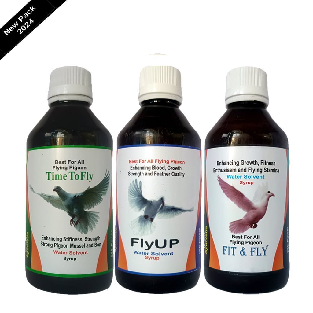 Baby Pigeons Flyng, Time Increase Total Recovery, Herbal Suppliment,100-P