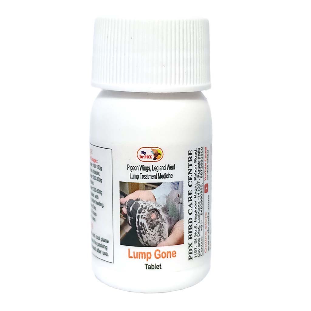 Pigeons Wing, Leg, Vent Lum Medicne Lump Gone Tablet 2 Lump Gone a 1