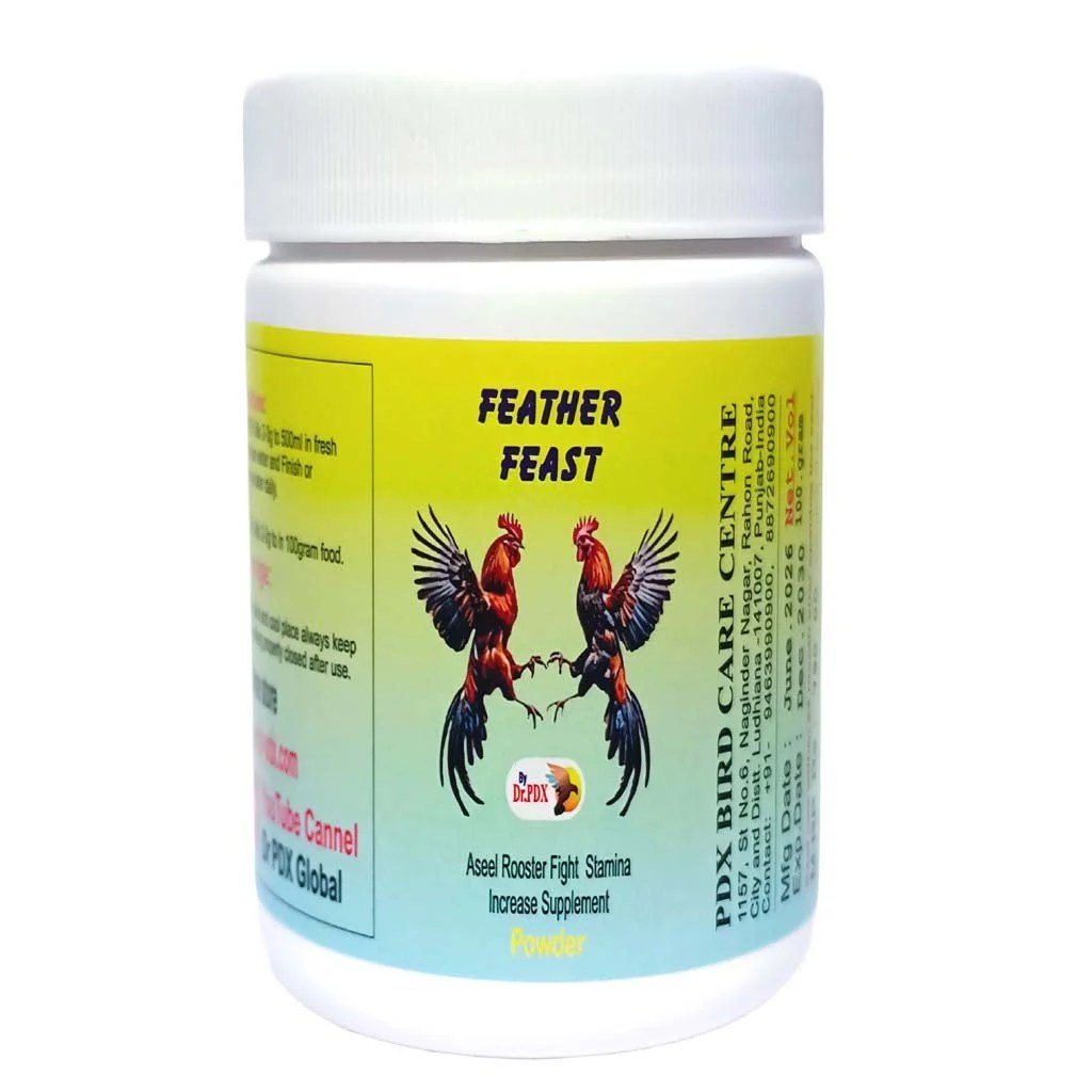 Roosters Fight Stamna Booster, Feather Feeast Powder 4 Feather Feast a 3